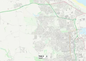 TS - Middlesbrough Imprime: Hartlepool TS26 0 Map