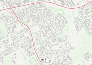 TS - Middlesbrough Imprime: Middlesbrough TS3 9 Map