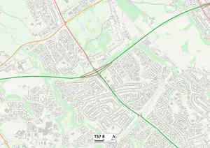 TS - Middlesbrough Imprime: Middlesbrough TS7 8 Map
