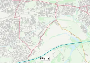 UB - Uxbridge Imprime: Ealing UB2 4 Map