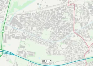 UB - Uxbridge Imprime: Ealing UB2 5 Map