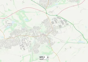 WF - Wakefield Imprime: Wakefield WF9 2 Map