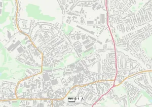 Wolverhampton WV13 1 Map