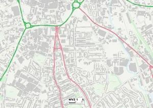 Wolverhampton WV2 1 Map