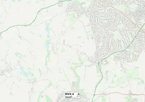Wolverhampton WV4 4 Map