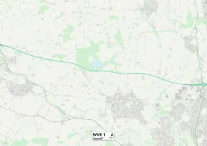 Wolverhampton WV8 1 Map