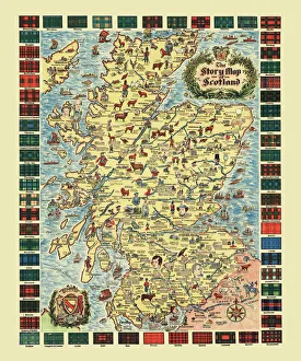 Mapa Pictórico de la Historia de Escocia