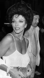 Joan Collins, actriz, marzo de 1984.