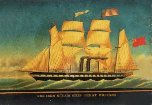 El SS Great Britain, 1852.