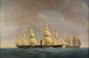 Isambard Kingdom Brunel Imprime: El SS Great Britain en el Atlántico, 1846.