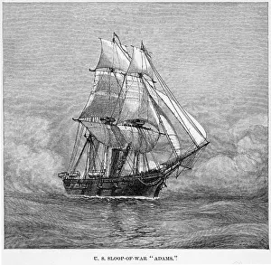 Buque de guerra sloop estadounidense, Adams.