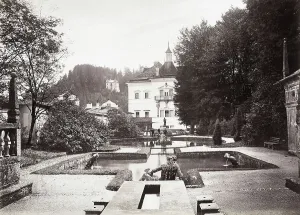 Una vista de Hellbrunn en Viena