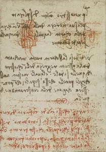 Renaissance Art Styles Imprime: Notes on writing techniques, study from the Codex Forster III
