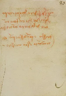 High Renaissance Artwork Imprime: Reflections and notes, writings from the Codex Forster III