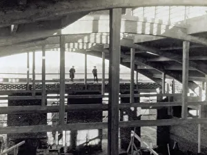Industrial Architecture Imprime: Part of the structure inside the S.A.P.M.A.R.G. plant in Corsico, near Milan