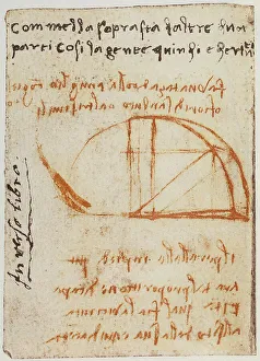 Renaissance Drawing Techniques Imprime: Study on proportion and other notes