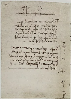Renaissance Drawing Techniques Imprime: Study on proportion, writings from the Codex Forster II