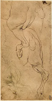 High Renaissance Art Style Imprime: Study of a running horse