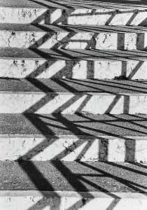 Italian Building Design Imprime: Study of shadows on the steps