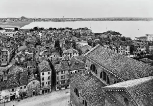 Italian City View Imprime: View of Comacchio