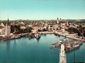 Waterfront Housing Structure Imprime: View of Lindau