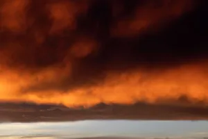Impresión enmarcada : Nubes dramáticas.