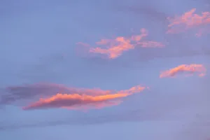 Atmospheric Landscape Imprime: Wispy clouds