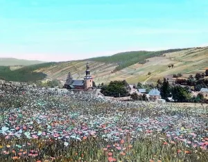 Germany Rural Landscape Imprime: Thuringen Thüringen