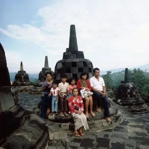 Buddhist Temples In Indonesia Imprime: Java / Indonesien