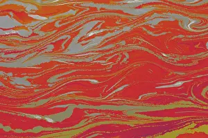 Abstract Marble Texture Imprime: Abstract creative marble pattern texture. Traditional art of Ebr