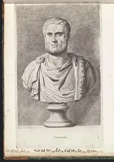 Ancient Roman Emperor Imprime: Bust of emperor commodus; Commodus