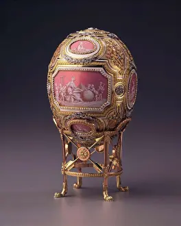 Russian Art Nouveau Imprime: Catherine the Great Easter Egg by Wigstrom