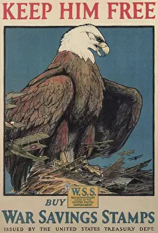 WWI Propaganda Poster Imprime: Keep him Free
