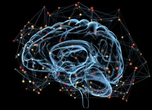Artificial Intelligence Illustration Imprime: Machine learning and artificial intelligence concept