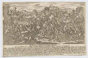 Military History Artwork Imprime: Presentation of the sharp and bloody bataille