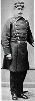 Vintage Train Staff Imprime: Unknown conductor