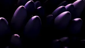 Modern Digital Artwork Imprime: A 3D render featuring multiple smooth