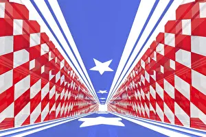 Digitally Generated Images Imprime: 3d rendering of backgrounds abstract
