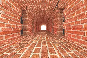 Deserted City Center View Imprime: 3d rendering of backgrounds abstract