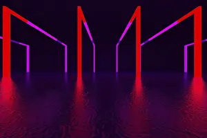 Minimalist Architectural Style Imprime: 3d rendering of backgrounds abstract