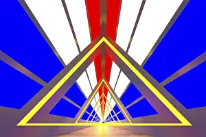 Computer Graphic Art Imprime: 3d rendering of backgrounds abstract