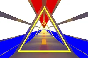 Impresiones de Renderizado 3D de fondos abstractos. Ilustración en 3D de formas geométricas simples Obras De Arte Sencillas Imprime: Renderizado 3D de fondos abstractos.