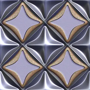Empty Full Frame Image Imprime: 3d seamless tileable decorative background pattern
