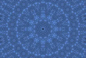 Abstract Artwork Imprime: Abstract blue background with dotted pattern