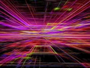 Arte Digital Imprime: Fondo brillante abstracto - imagen generada por computadora.