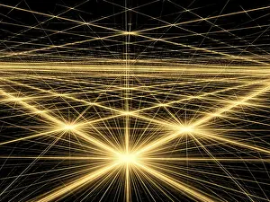 Computer Generated Fractals Imprime: Abstract bright background - computer-generated image
