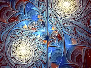 Abstract Background Imprime: Abstract colorful background - computer-generated image