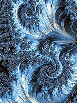 Abstract Fractal Background Imprime: Abstract colourful background - computer-generated image
