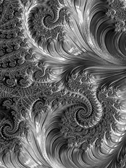 Abstract Fractal Background Imprime: Abstract colourful background - computer-generated image