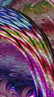 Abstract Rainbow Background Imprime: Abstract colourful background - computer-generated image